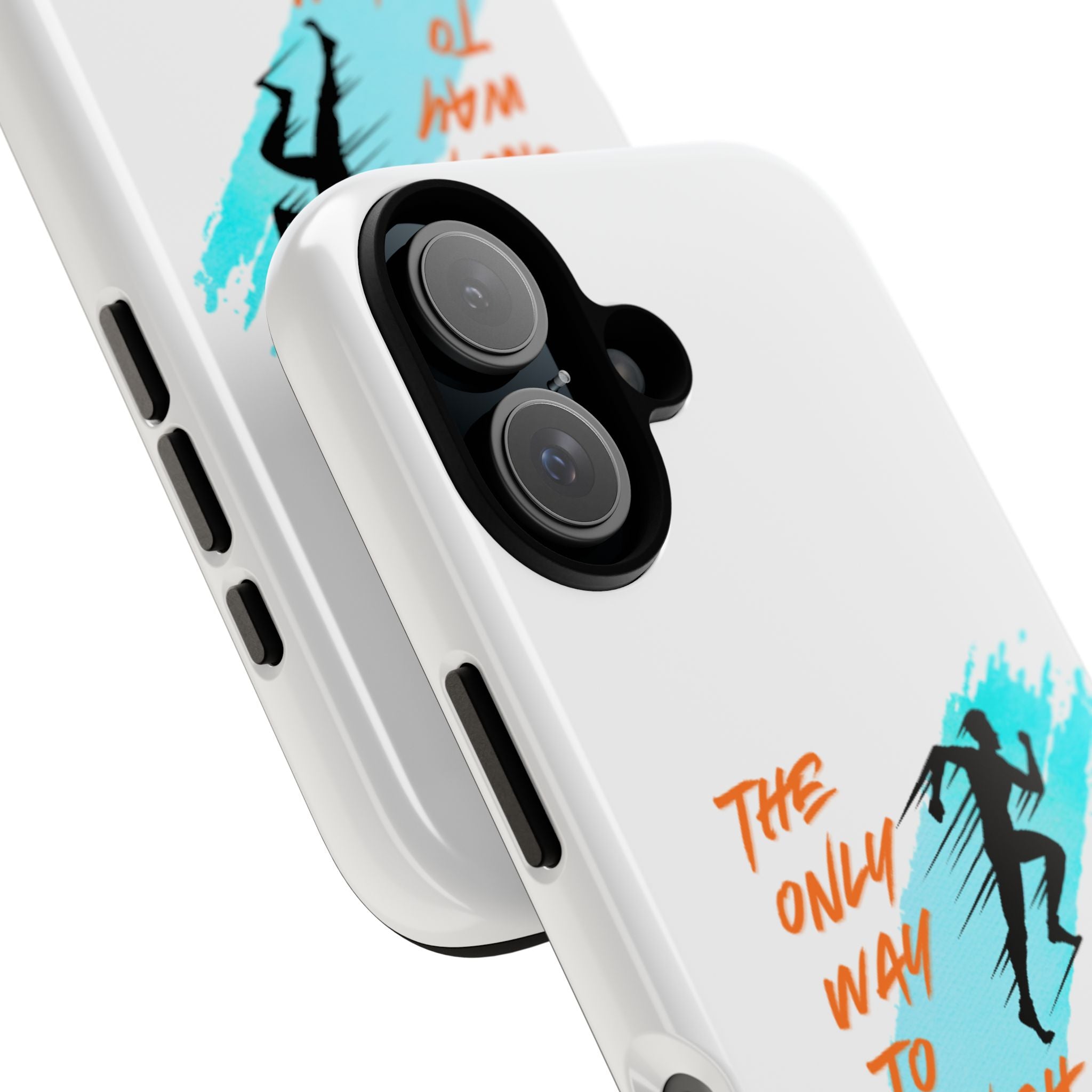 Phone Case — Motivational Running Design “The Only Way to Finish Is Start”