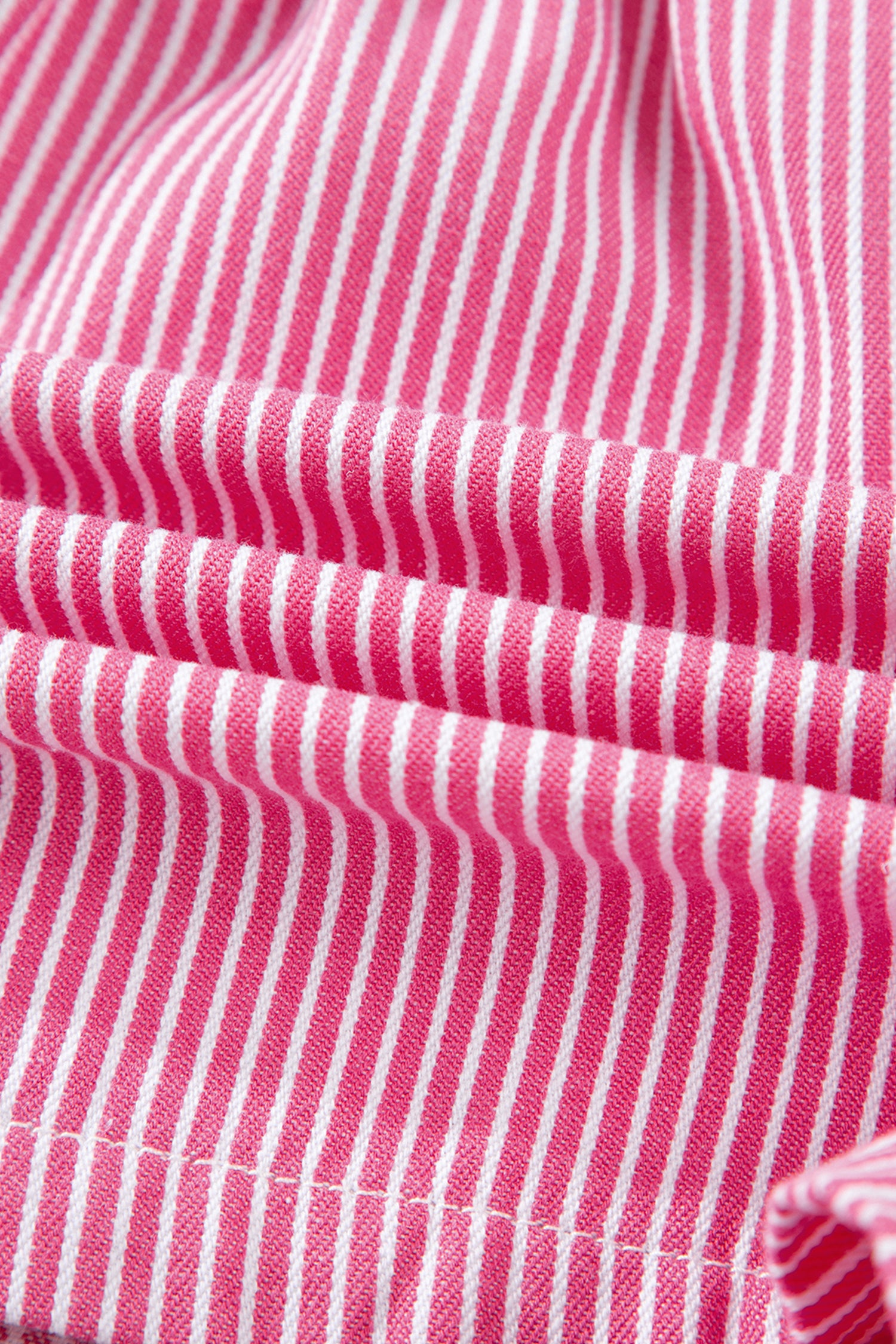 Stripe Drawstring Denim Shorts | Women's Casual Summer Shorts