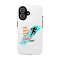 Phone Case — Motivational Running Design “The Only Way to Finish Is Start”