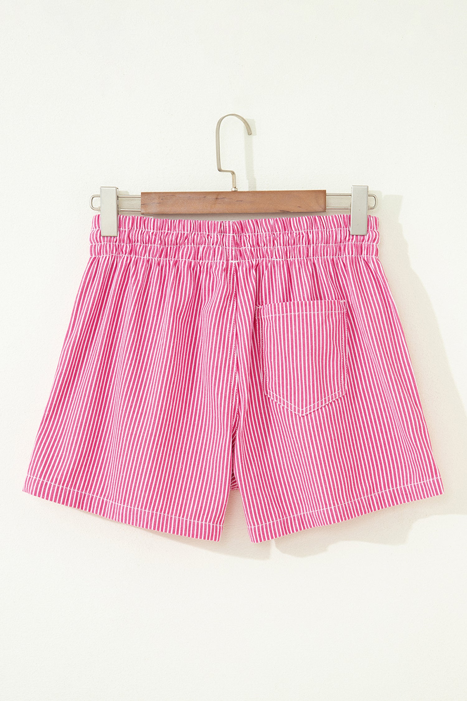 Stripe Drawstring Denim Shorts | Women's Casual Summer Shorts