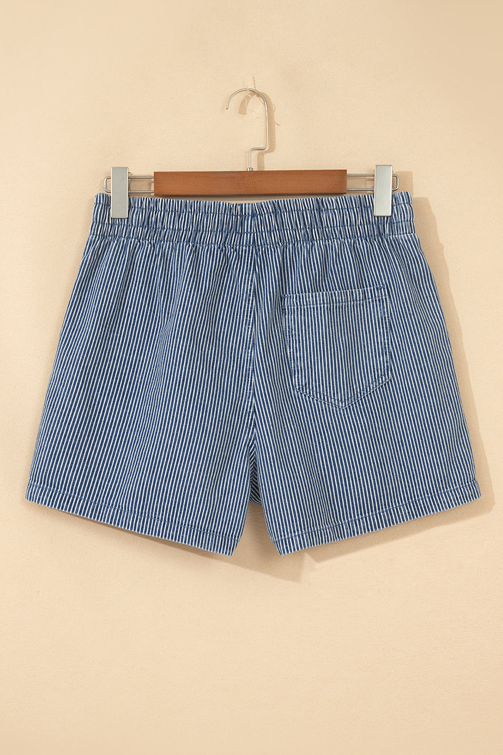 Stripe Drawstring Denim Shorts | Women's Casual Summer Shorts