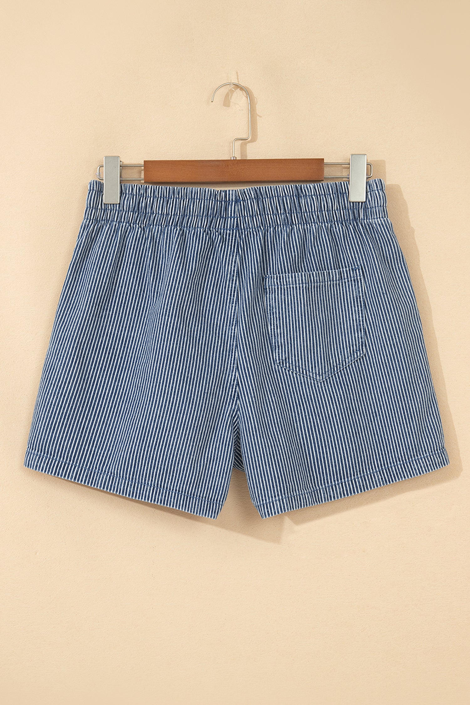 Stripe Drawstring Denim Shorts | Women's Casual Summer Shorts