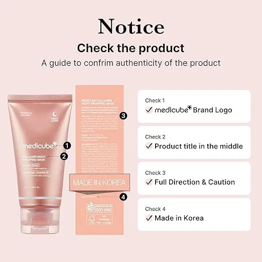 Medicube Collagen Overnight Peel-Off Facial Mask â€“ Pack of 1