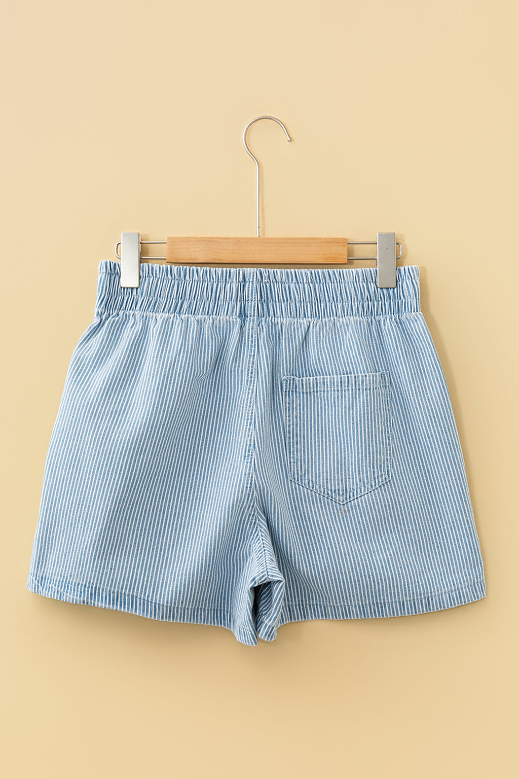 Stripe Drawstring Denim Shorts | Women's Casual Summer Shorts