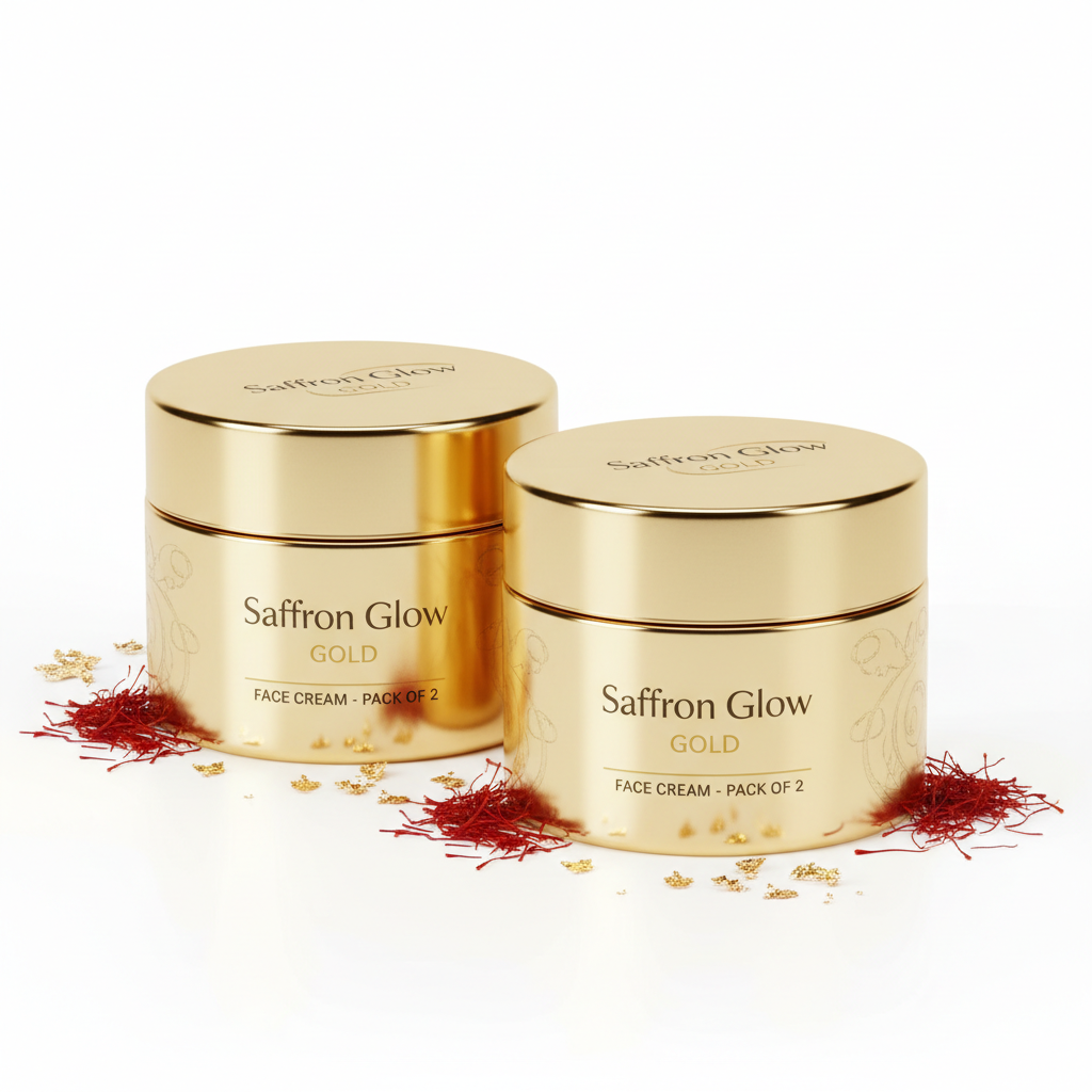 Saffron Glow Gold Cream product shot
