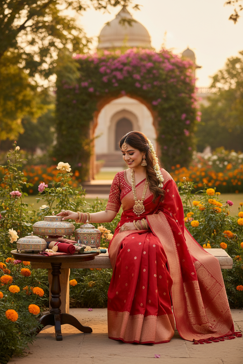 Red Saree Lifestyle